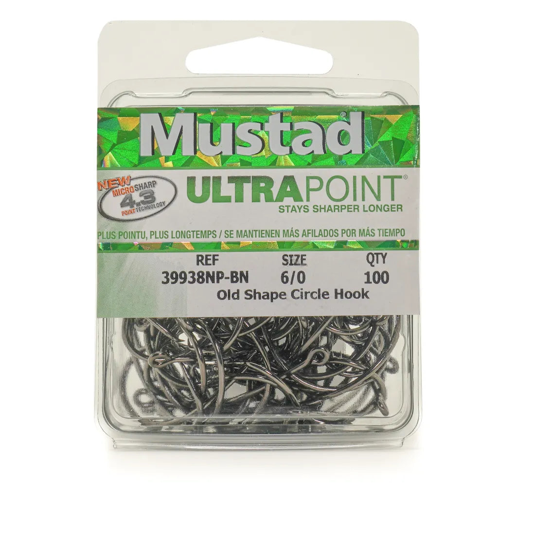 Mustad Old Shape Circle Hook 39938NP-BN