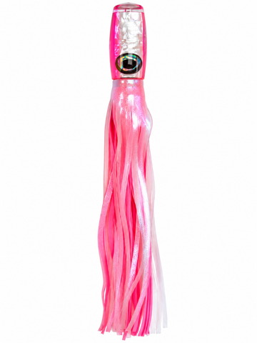 UNRIGGED Moyes Lures XL - Pink Head - Pink/White Skirt