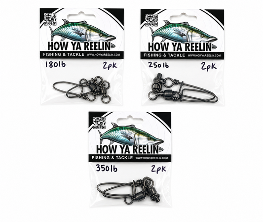 Ball Bearing Swivel with Tournament Snap 2pk