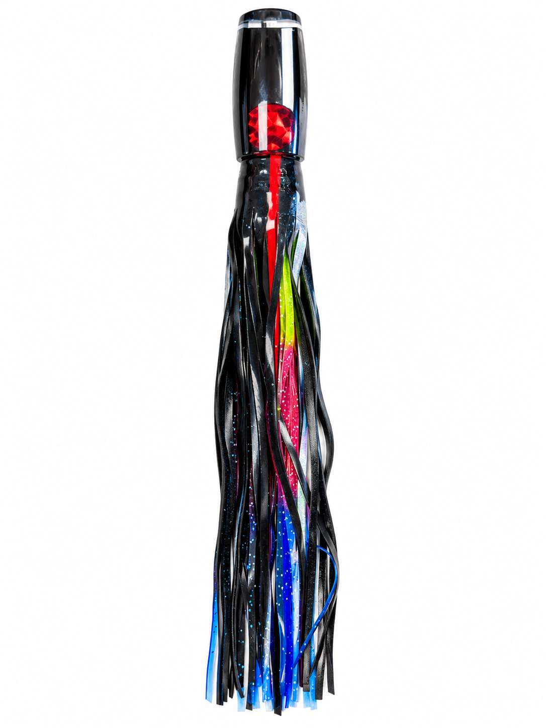 UNRIGGED Moyes Lures XL Shotgun - Black Head - Black/Mix Skirt