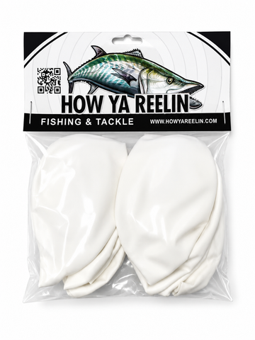 How Ya Reelin 36in White Helium Balloons