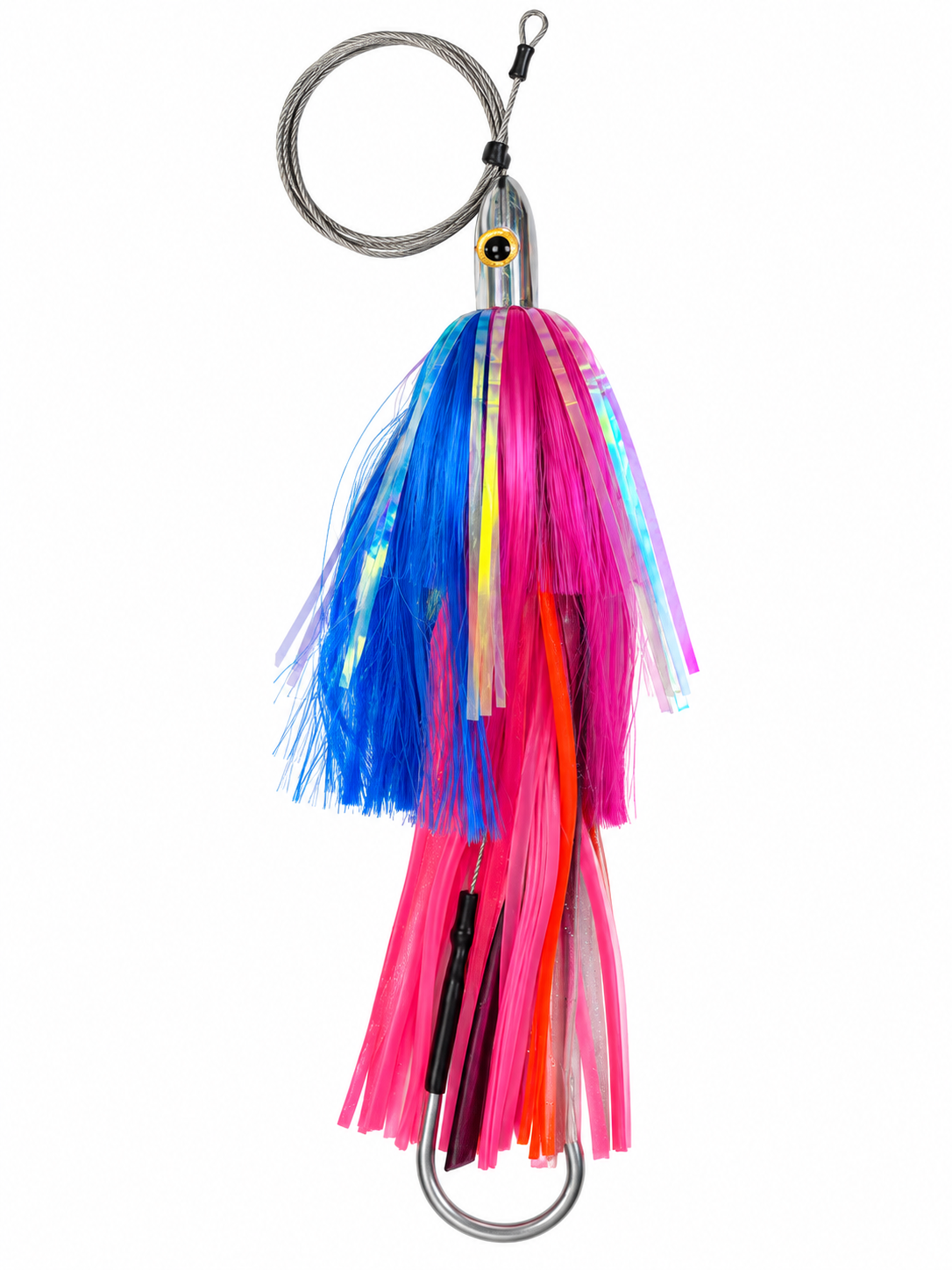 How Ya Reelin Ilander Wahoo Lure - Chrome Head - Blue/Pink - Flash