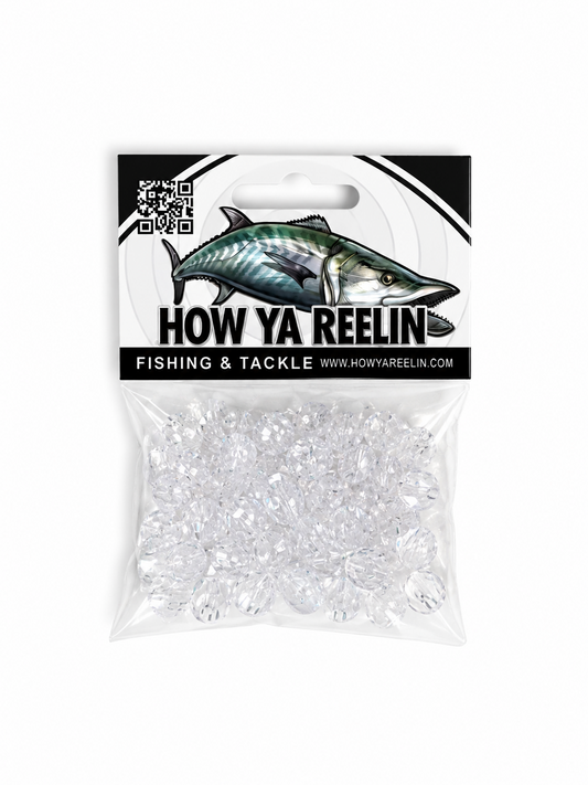 Sea Striker Clear Plastic Beads 50 Pack