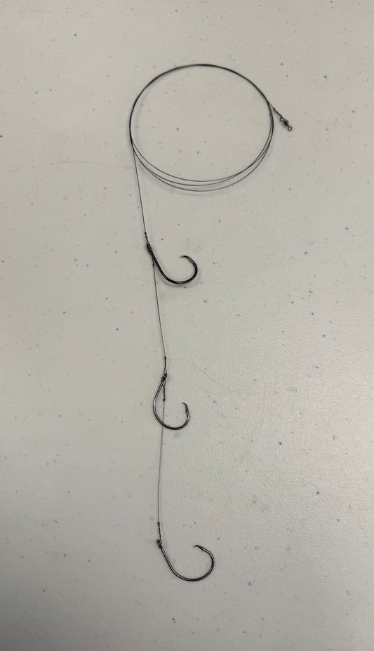 Flat 50 Lb #8 7/0 Triple Circle Hook