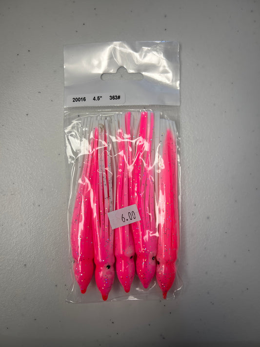 Squid Skirts 4.5" 5 pack