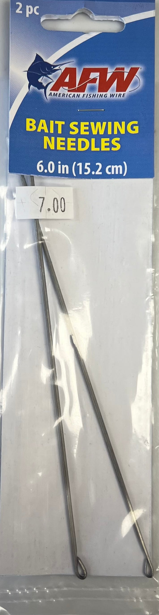 AFW 6" Bait Sewing Needles 2 Pack