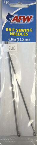 AFW 6" Bait Sewing Needles 2 Pack