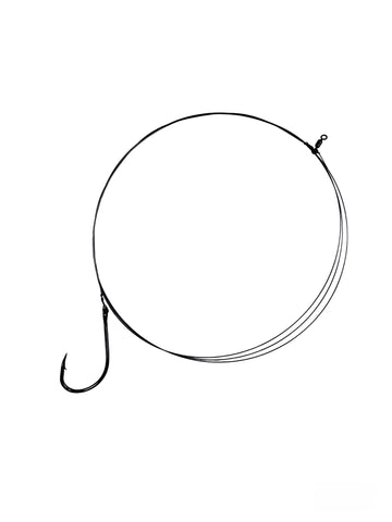 Kite 50 lb Single J Hook (60 in AFW Titanium)