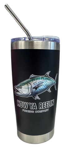 How Ya Reelin Fishing Company Cups