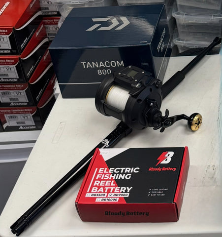HYR Daiwa Tanacom 800 Kite Reel Combo