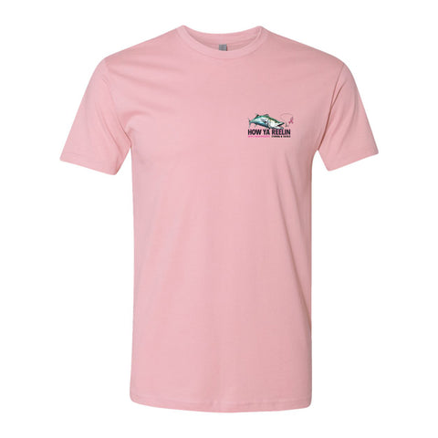 How Ya Reelin Breast Cancer Awareness Cotton Shirts