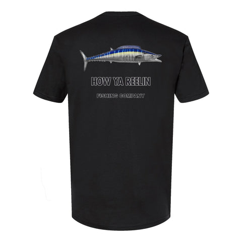 How Ya Reelin Fishing Company Wahoo Shirts