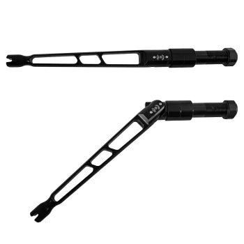 6'6 E-Glass Rod Custom Black Out Edition (Winthrop Adjustable Butt & Roller Tip)