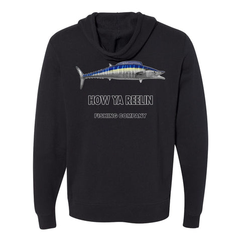 How Ya Reelin Fishing Company Wahoo Hoodies