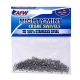 Mighty Mini Stainless Steel Crane Swivels 50 Pack