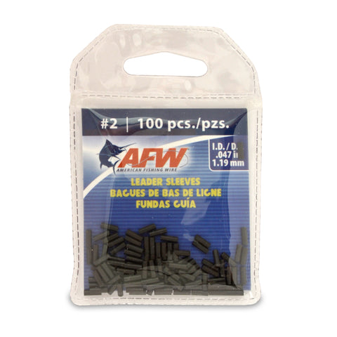 American Fishing Wire Single Barrel Leader Sleeves