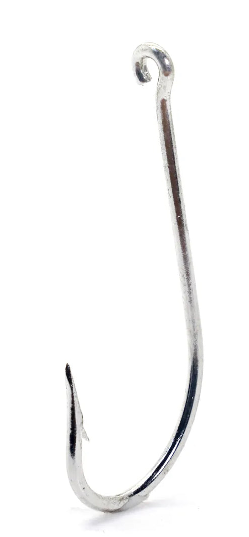 Mustad O’Shaughnessy Open Ring J Hook 34091-DT 100 Pack