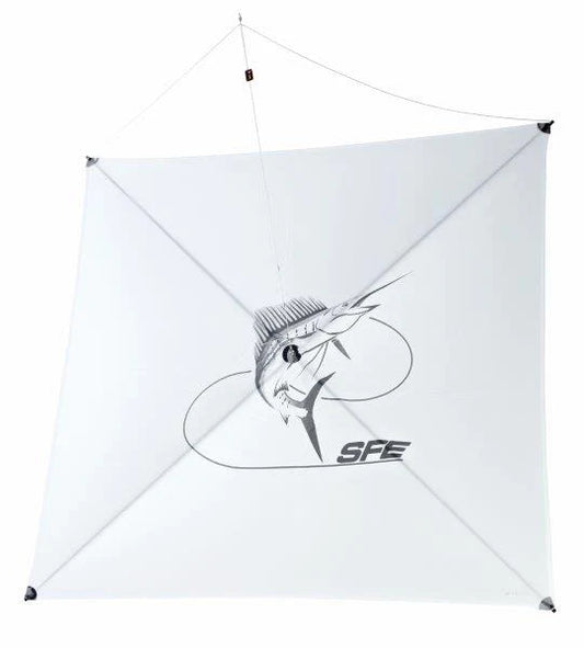 White SFE Ultra Light Ultimate Fishing Kite