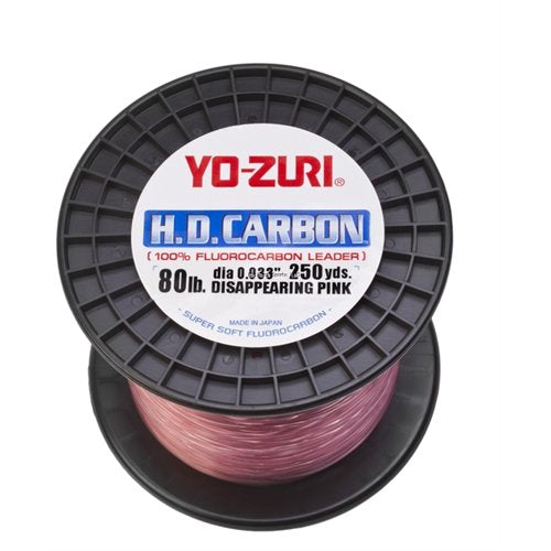 Yo-Zuri Pink Fluorocarbon Leader 250yd 80lb